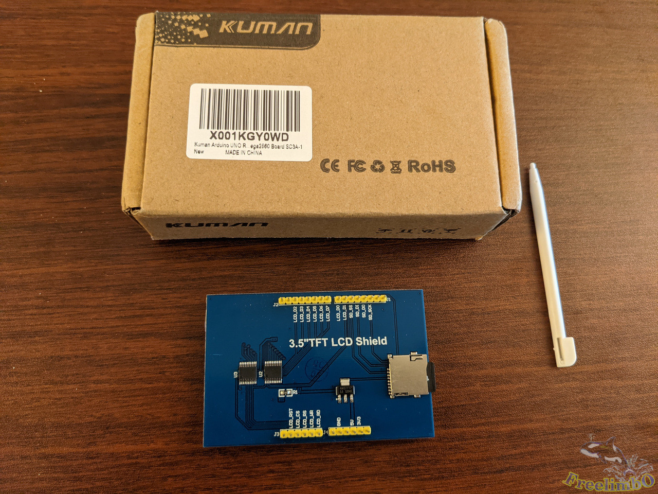 Kuman_3.5_TFT_LCD_bottom