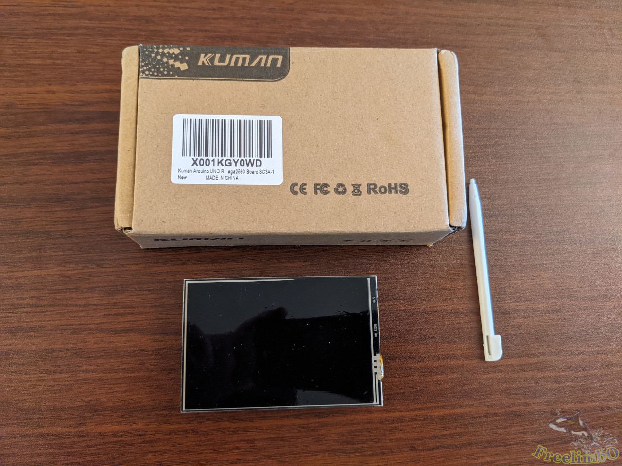 Kuman_3.5_TFT_LCD_top