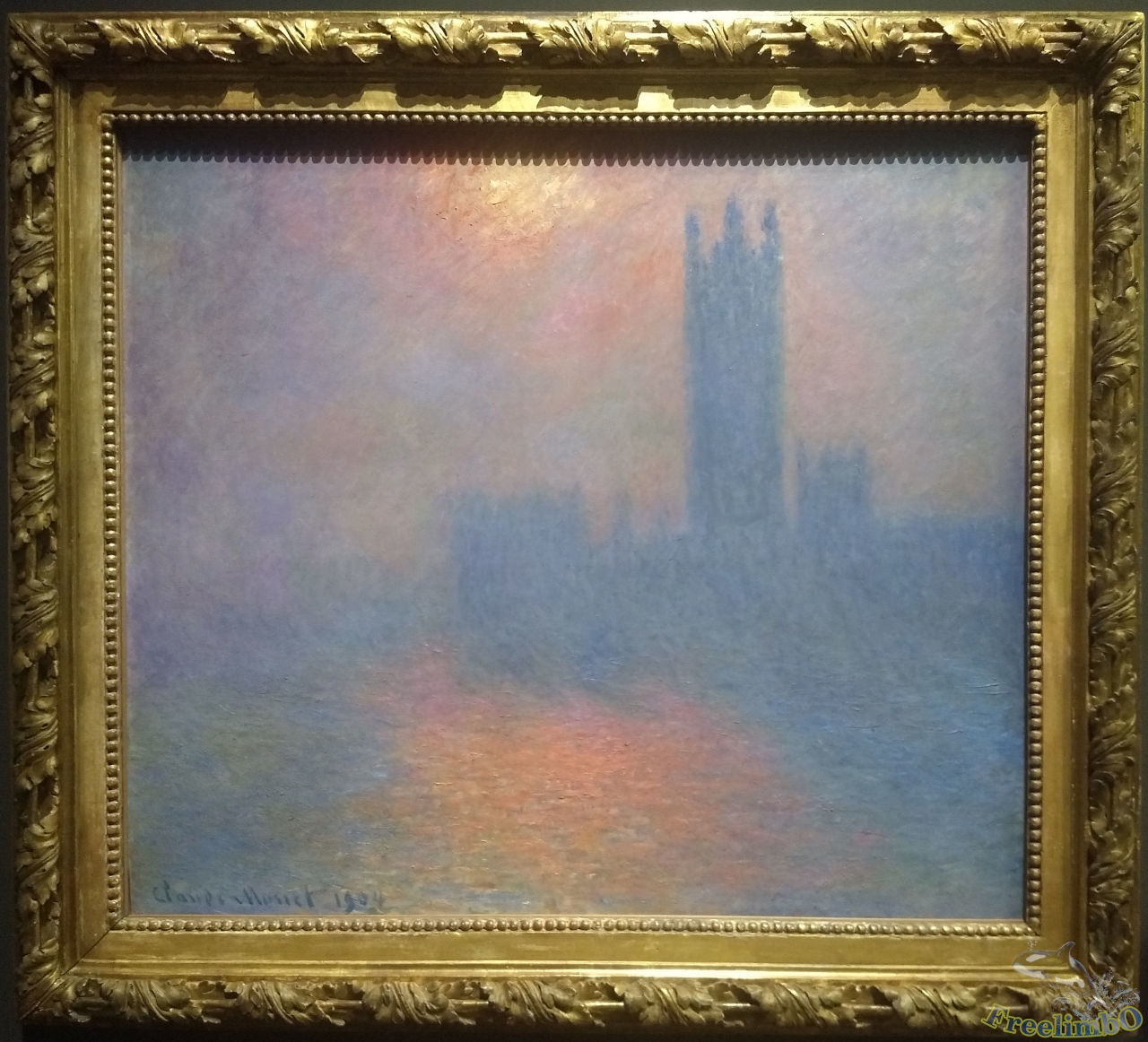 Monet_1904_Sun-Breaking-Through-the-Fog-Houses-of-Parliament