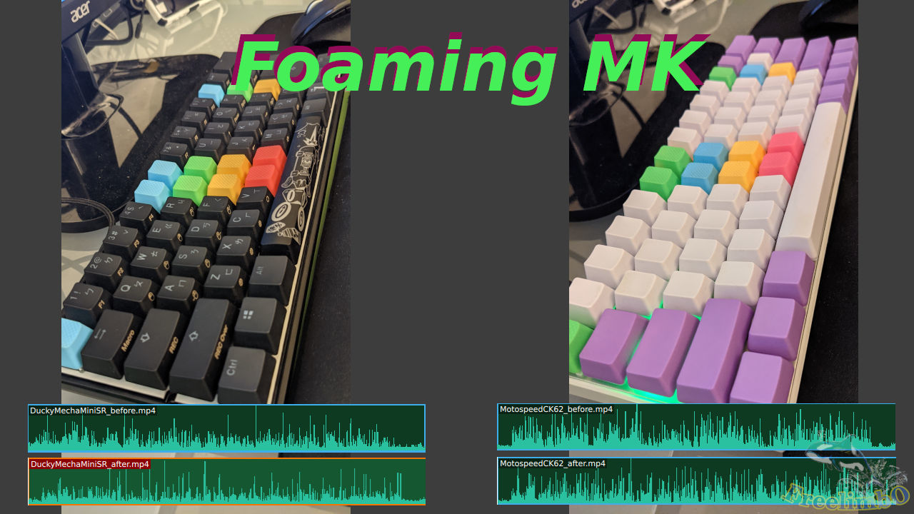 Foaming Mechanical Keyboards